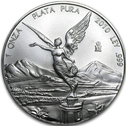 Mexican Libertad 1 uncja Srebra 2010