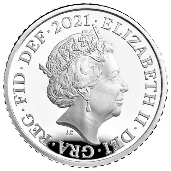 Set of 13 silver coins Great Britain 2021 Proof