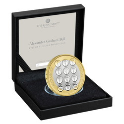 Alexander Graham Bell Srebro 2022 Proof 