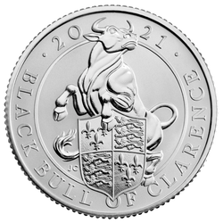 Bestias de la Reina: Set de 10 monedas 1/4 oz Plata 2021 Proof