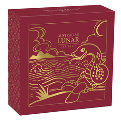 Perth Mint : Lunar III - Année du Serpent 1/4 once d'or 2025 Proof