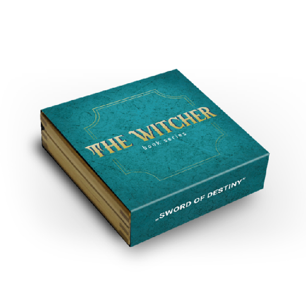 Niue The Witcher Book Series - Sword of Destiny Colorized Gilded High Relief Antiqued 200 g Silver 2025