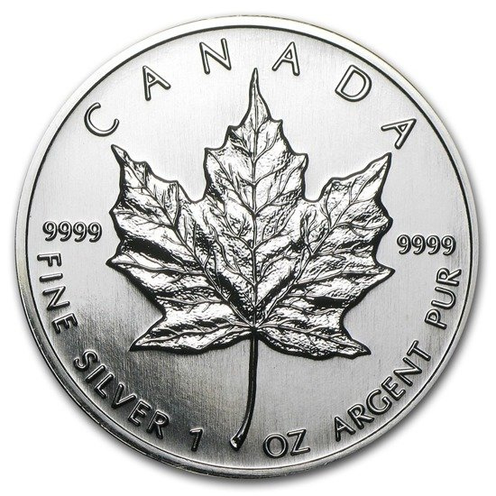 Maple Leaf 1 oz Silber 1996