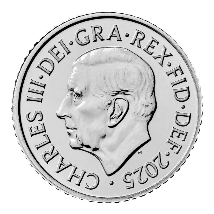 Lote de 8 monedas de cobre Reino Unido Definitive 2025