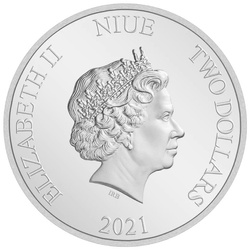 Niue : Disney Alice au pays des merveilles - Alice colorée 1 once d'argent 2021 Proof