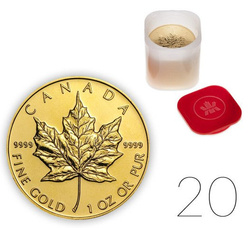 Maple Leaf 1 oz Gold PAKET 20 Stück
