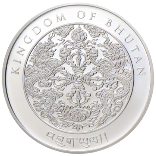 Srebrna Moneta Bhutan: Lunar Rok Owcy 1 uncja Srebra 2027