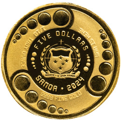 Samoa: Alien 1/10 uncji Złota 2024 Proof