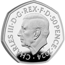 Tales of the Earth - Steppe Mammoth 50p Srebro 2024 Proof 