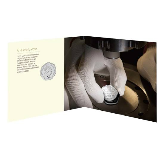 Uscita dall'Unione Europea - Regno Unito 8 grammi di rame-nichel 2020