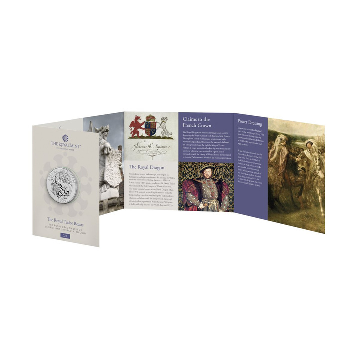 Moneta z miedzioniklu The Royal Tudor Beasts - The Royal Dragon £5 2026