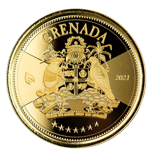 Grenada: Coat of Arms 1 uncja Złota 2021