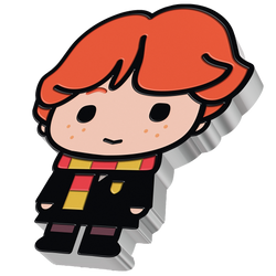 Niue: Harry Potter – Ron Weasley Chibi Coin, coloriert, 1 Unze Silber, 2020, Polierte Platte