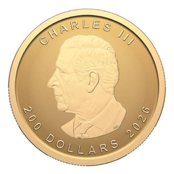 Canada:"Our Purest Maple Leaf" - Kanadyjski Liść Klonowy 1 uncja Złota 2026