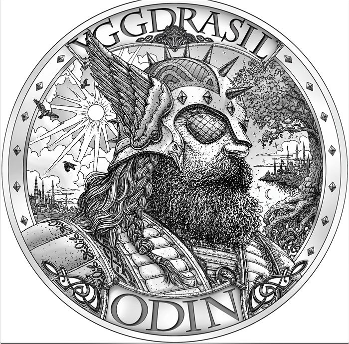 Mythical Cities: Asgard 1 oz Silver Round Coin
