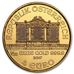 Wiedeński Filharmonik 1/25 uncji Złota 2018