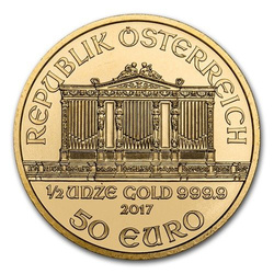Wiedeński Filharmonik 1/2 uncji Złota 2018