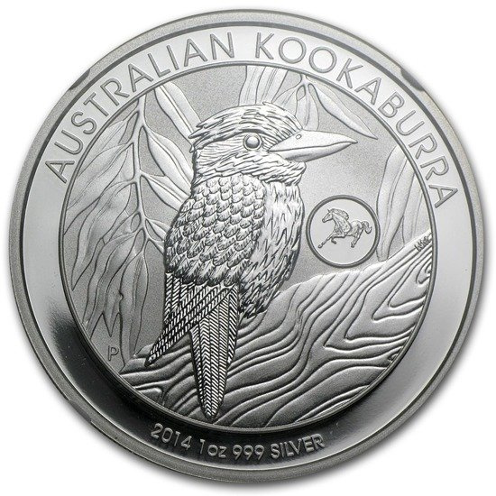 Kookaburra 1 uncja Srebra 2014 Horse Privy
