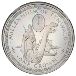 Isle of Man: Set of 5 Millennium of Tynwald Silber Coins 1979 Proof