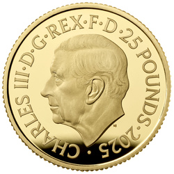 Royal Mint Lunar : Année du Serpent 1/4 once d'or 2025 Proof