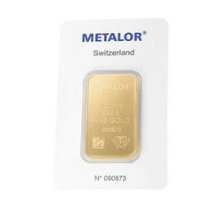 Metalor lingote 1 oz Oro LBMA GD Refiner