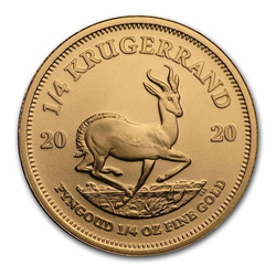 Krugerrand 1/4 oncia d'oro 2020