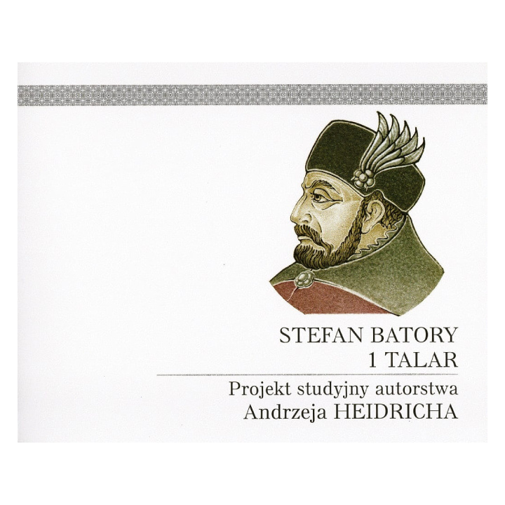 1 Taler Ștefan Báthory proiect de studiu al bancnotei 2023 tipărire PWPW