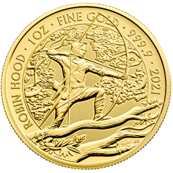 Myths & Legends: Robin Hood 1 oz Gold 2021