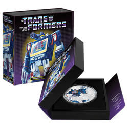 Niue: Transformers - Soundwave coloured 1 oz Silber 2023 Proof Coin