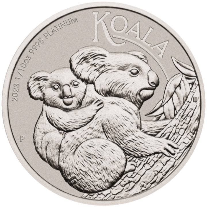 Koala 1/10 oz Platino 2023