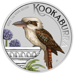 Kookaburra coloured 1 oz Silver 2022 (World Money Fair - Coin Show Special)