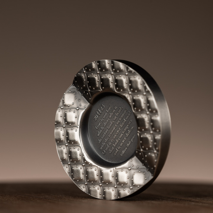 Isole Cook: Cuore segreto 1 oncia d'argento 2023 Ultra High Relief Moneta antica