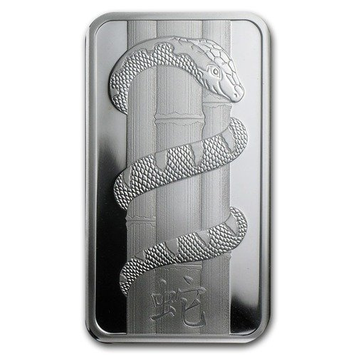 1 oz Bar Silber Lunar Jahr der Schlange