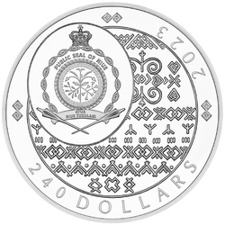 Niue: Szlovák Sas 3000 gramm ezüst 2023 Proof