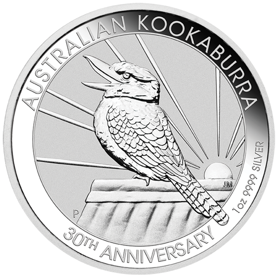 Kookaburra 1 uncja Srebra 2020 PAKIET 100 SZTUK