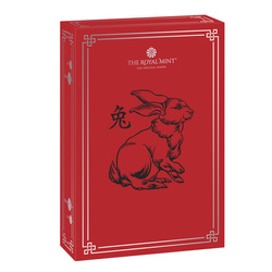 Royal Mint Lunar: Rok Królika 1000 gramów Srebra 2023 Proof