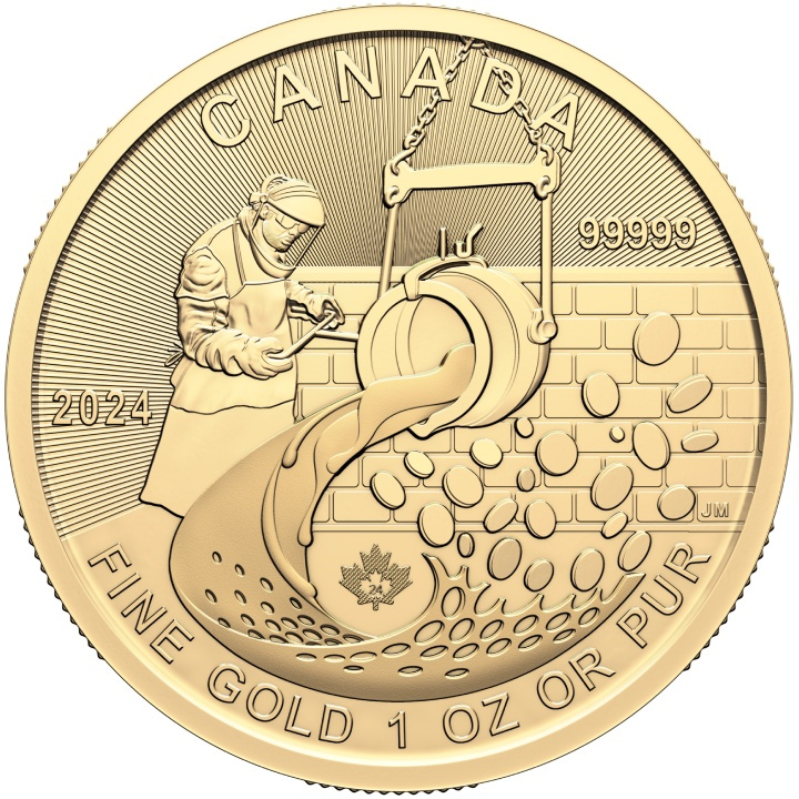 Canada Klondike: La corsa all'oro - Da Dore all'oro raffinato 1 oncia d'oro 2024