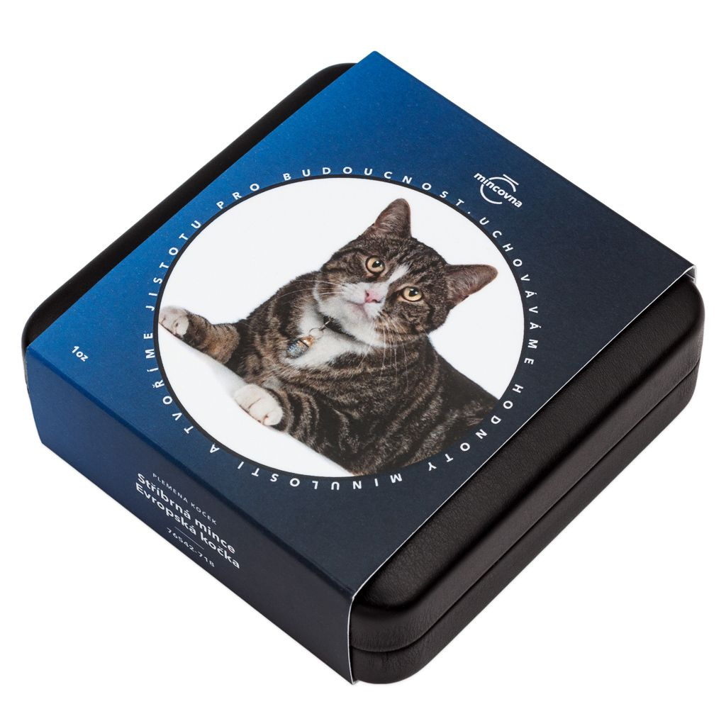 Silver Coin Cat Breeds - European Shorthair Colored 1 oz Silver 2026 ...