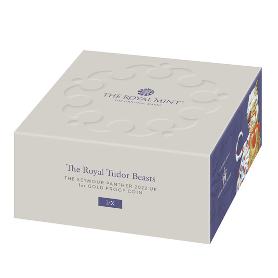 The Royal Tudor Beasts: Seymour Panther 1 unce zlata 2022 Proof