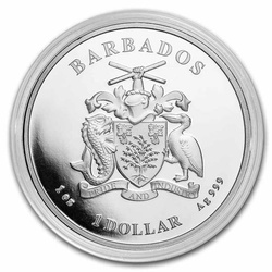 Barbados: Caribbean Pelican 1 uncja Srebra 2022