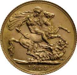 Złoty Suweren- George V 1911-1925