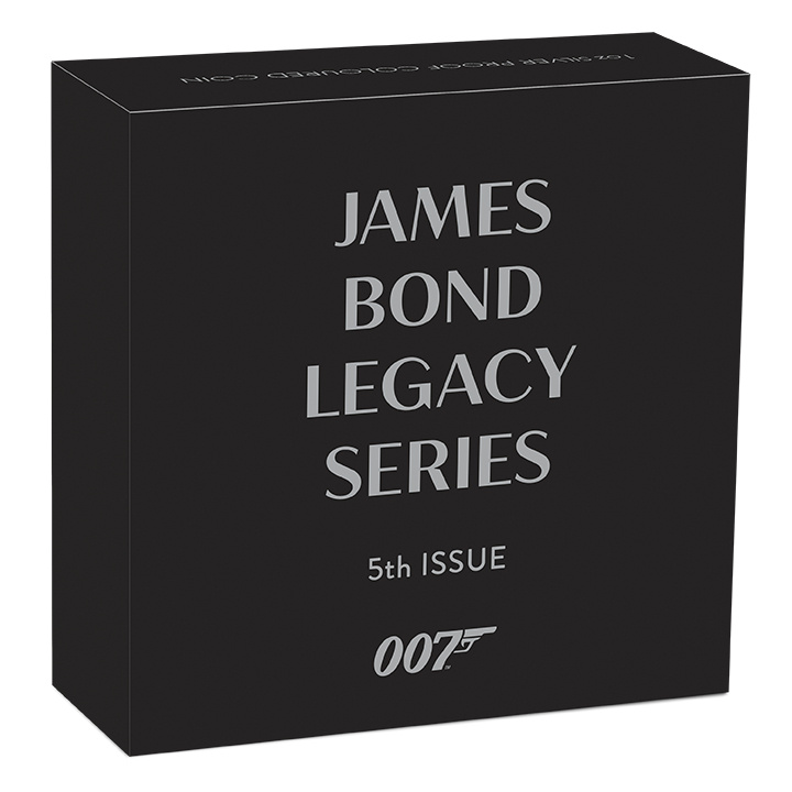 Tuvalu: James Bond Legacy 5th issue - Daniel Craig kolorowany 1 uncja Srebra 2024 Proof