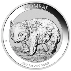 Australijski Wombat 1 uncja Srebra 2022