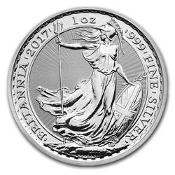 Britannia 1 oncia d'argento 2017