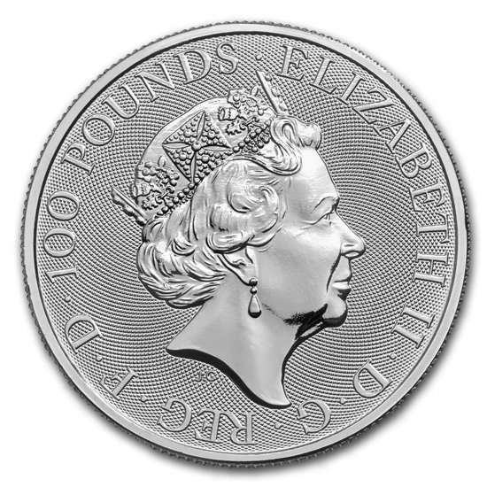 Bestias de la Reina Grifo 1 oz Platino 2018