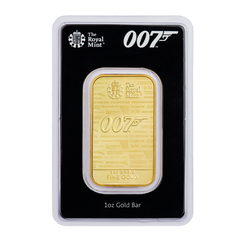 Lingot d'or 1 once 007 James Bond