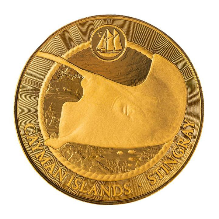 2025 Cayman Islands Stingray 1 oz Gold Coin