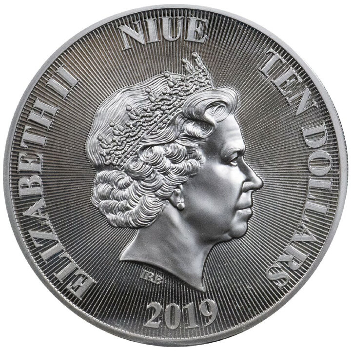 Niue: Roaring Lion of Judah 1 oz Silver 2019