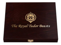 Wooden Case for The Royal Tudor Beasts Series 10 coins 2 oz Silver