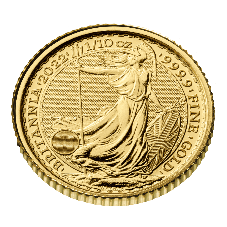 Britannia 1/10 uncji Złota 2022